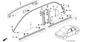 honda B__4210 MOLDING