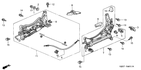 honda B__4011 FRONT SEAT COMPONENTS (L.) (2)