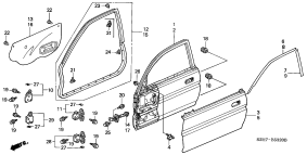 honda B__5320 FRONT DOOR PANELS