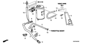 honda B__0420 КАНИСТРА (LH)