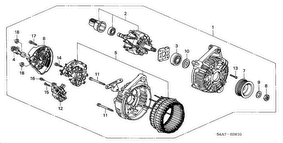 honda E__0610 ГЕНЕРАТОР (BOSCH)