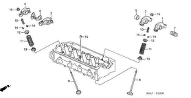 honda E__1200 VALVE/ROCKER ARM (1.6L)