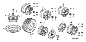 honda B__1800 ШИНА/ WHEEL DISKS