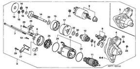 honda E__0710 СТАРТЕР (DENSO) (1)