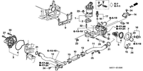 honda E__1500 WATER PUMP/SENSOR (1.4L/ 1.6L)