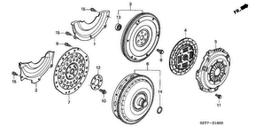 honda E__1800 CLUTCH/TORQUE CONVERTER (1.4L/ 1.6L)