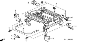 honda B__4010 FRONT SEAT COMPONENTS (L.) (1)