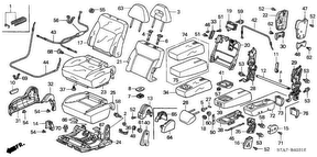honda B__4031 MIDDLE SEAT (R.)