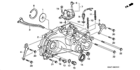 honda M__0200 КАРТЕР КОРОБКИ ПЕРЕДАЧ