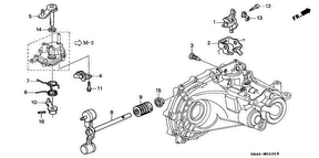 honda M__0600 SHIFT ARM