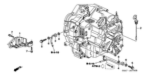 honda ATM0700 ATF PIPE (4AT)