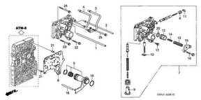 honda ATM0810 РЕГУЛЯТОР (4AT)