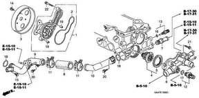 honda E__1500 ВОДЯНОЙ НАСОС