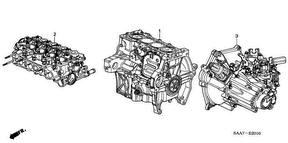honda E__2010 ENGINE ASSY./ TRANSMISSION  ASSY.