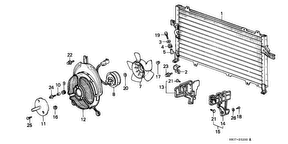 honda BOP0200 КОНДИЦИОНЕР (CONDENSER)