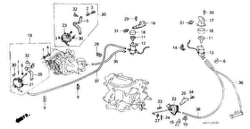 honda BOP0500 КОНДИЦИОНЕР (ТРУБКА/ VALVE)
