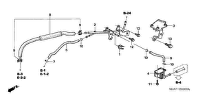 honda E__0200 INSTALL PIPE/TUBING (L4)