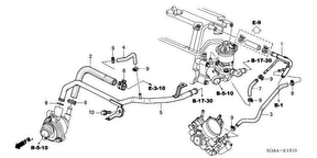 honda E__1510 ШЛАНГ ОХЛАЖДАЮЩЕЙ ЖИДКОСТИ (L4)