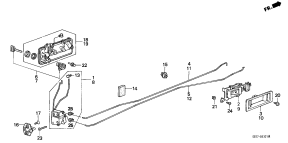 honda B__5301 FRONT DOOR LOCKS (2D)