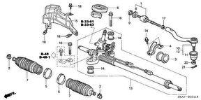 honda B__3311 P.S. GEAR BOX (HPS) (RH)