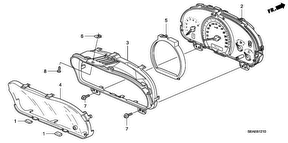 honda B__1210 METER COMPONENTS (NS)