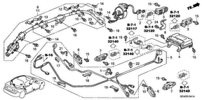 honda B__1341 SRS UNIT (RH)