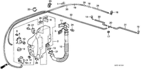 honda B__1500 СТЕКЛООМЫВАТЕЛЬ