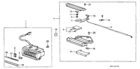 honda B__1700 HEATER LEVER
