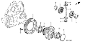 honda M__1800 ДИФФЕРЕНЦИАЛЬНАЯ ПЕРЕДАЧА