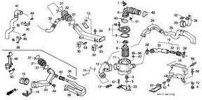 honda B__0101 ВОЗДУХООЧИСТИТЕЛЬ (2) (PGM-F1)