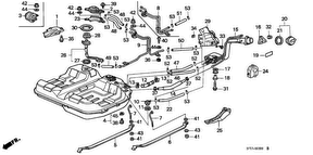 honda B__0300 ТОПЛИВНЫЙ БАК
