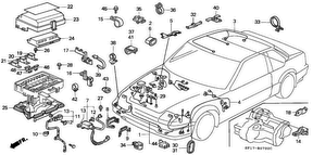 honda B__0700 WIRE HARNESS (1)