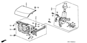 honda B__0801 HEADLIGHT RETRACTABLE