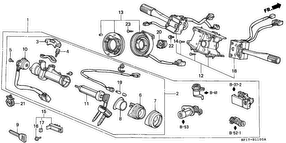 honda B__1100 КОМБИНИРОВАННЫЙ ПЕРЕКЛЮЧАТЕЛЬ