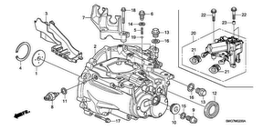 honda M__0200 КОРПУС ТРАНСМИССИИ (1.4L) (1.8L)