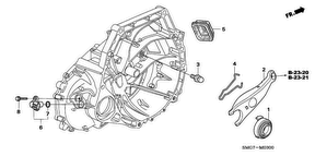 honda M__0300 CLUTCH RELEASE (1.4L) (1.8L)