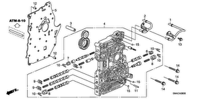 honda ATM0800 MAIN VALVE BODY