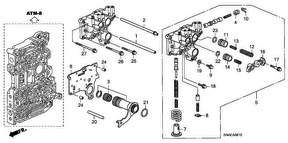 honda ATM0810 REGULATOR BODY