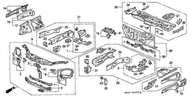 honda B__4900 FRONT BULKHEAD