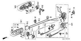 honda B__5310 DOOR LOCKS