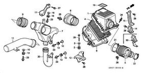 honda B__0100 ВОЗДУХООЧИСТИТЕЛЬ (3.0L)