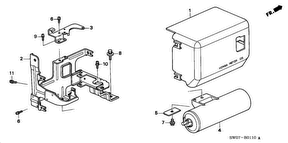 honda B__0110 CONTROL BOX COVER
