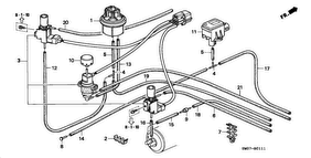honda B__0111 CONTROL BOX TUBING (3.0L) (1)
