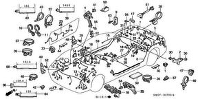 honda B__0700 WIRE HARNESS