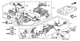 honda B__1100 КОМБИНИРОВАННЫЙ ПЕРЕКЛЮЧАТЕЛЬ (LH) (-