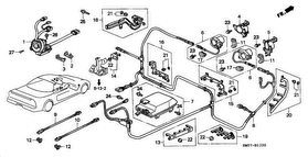 honda B__1320 SRS UNIT (LH)