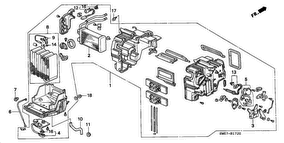 honda B__1720 ОТОПИТЕЛЬ (LH)