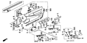 honda B__3910 DOOR LINING