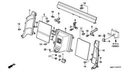 honda B__3930 REAR BULKHEAD LINING