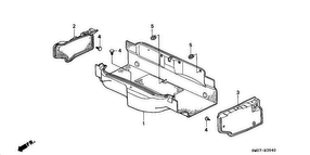 honda B__3940 TRUNK FLOOR MAT